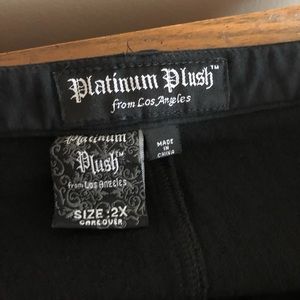 Platinum plush pants